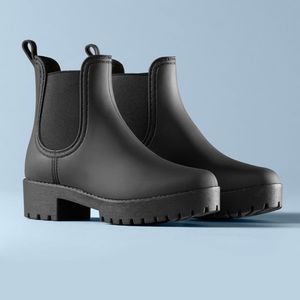 Brand new Jeffrey Campbell cloudy waterproof Chelsea rain boot